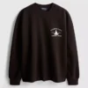 Rahat kesim, baskılı pamuk karışımı sweatshirt Rahat kesim, baskılı pamuk karışımı sweatshirt