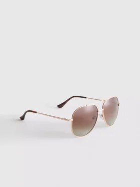 Renkli aviator güneş gözlüğü