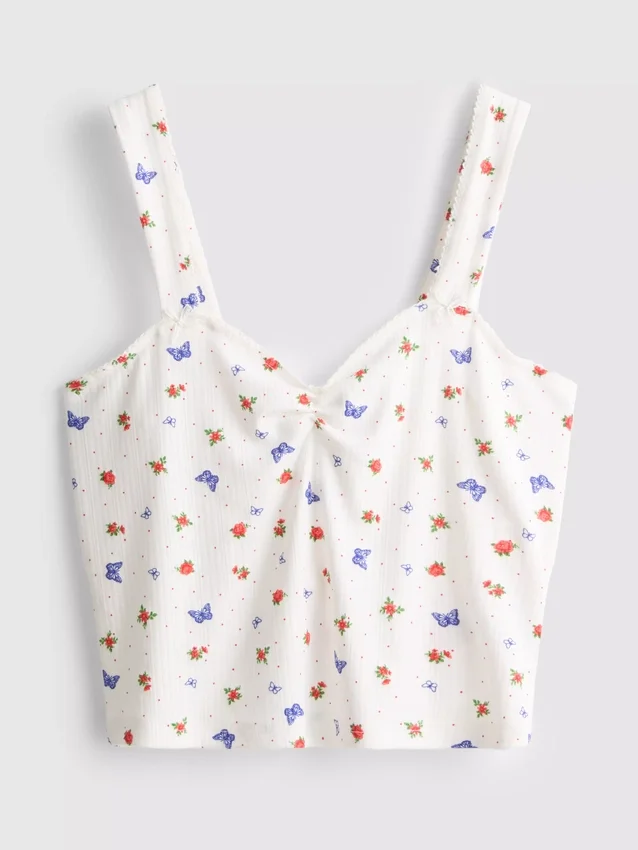 Örgü kelebek desenli pijama kaşkorse Örgü kelebek desenli pijama kaşkorse