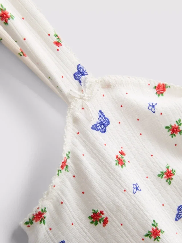 Örgü kelebek desenli pijama kaşkorse Örgü kelebek desenli pijama kaşkorse