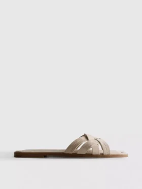 Örgülü kayışlı mules