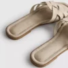 Örgülü kayışlı mules