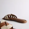Örgülü kayışlı mules