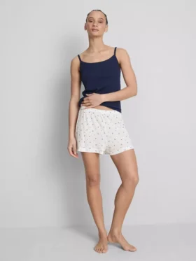 Ribana jarse pijama şortu