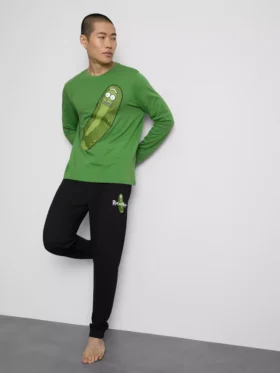 Rick ve Morty Pickle Rick pijamaları