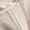 Örme büzgülü kapüşonlu sweatshirt Örme büzgülü kapüşonlu sweatshirt