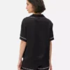 Saten erkek tarzı kısa pijama takımı Saten erkek tarzı kısa pijama takımı