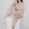 Saten erkek tarzı pijamalar Saten erkek tarzı pijamalar