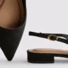 Sivri burunlu slingback terlik