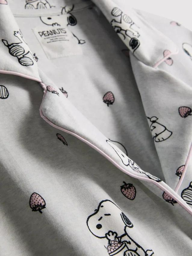 Snoopy desenli boyfriend pijamalar Snoopy desenli boyfriend pijamalar