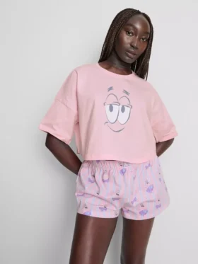 SpongeBob SquarePants desenli kısa pijama