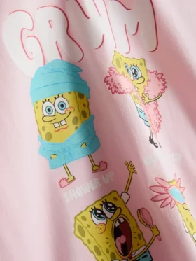 SpongeBob SquarePants desenli kısa pijama