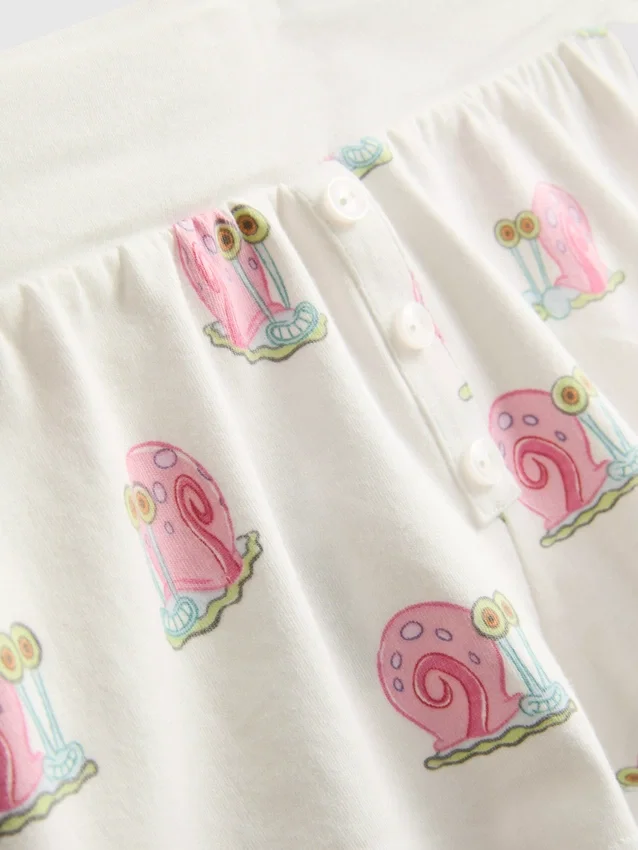 SpongeBob SquarePants Gary tank top ve şort pijama SpongeBob SquarePants Gary tank top ve şort pijama