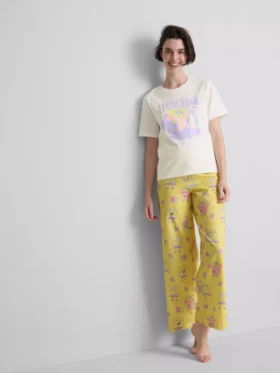 Spongebob Squarepants OOTD Grafik Desenli Pijama Üstü