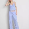 Stacey Solomon dokuma pamuklu pijama altları Stacey Solomon dokuma pamuklu pijama altları