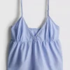 Stacey Solomon dokuma pamuklu pijama cami Stacey Solomon dokuma pamuklu pijama cami