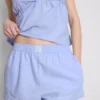 Stacey Solomon dokuma pamuklu pijama şortu Stacey Solomon dokuma pamuklu pijama şortu
