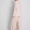 Stacey Solomon kareli erkek tarzı pijama Stacey Solomon kareli erkek tarzı pijama