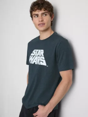 Star Wars logolu tişört