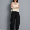 Üstün kaliteli pamuklu denim varil paça Jean Üstün kaliteli pamuklu denim varil paça Jean