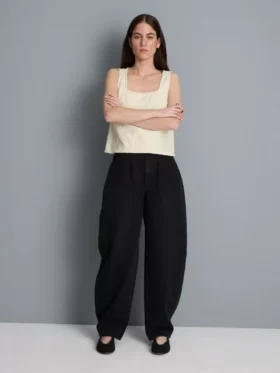 Üstün kaliteli pamuklu denim varil paça Jean