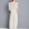 Üstün kaliteli pamuklu denim varil paça Jean Üstün kaliteli pamuklu denim varil paça Jean