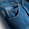 Üstün kaliteli pamuklu denim varil paça Jean Üstün kaliteli pamuklu denim varil paça Jean