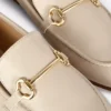 Suni deri snaffle loafer ayakkabılar