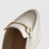 Suni deriden, snaffle bit detaylı mules loaferlar