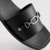 Suni deriden yapılmış snaffle terlikler