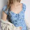 Sweetheart kırışık midi elbise Sweetheart kırışık midi elbise