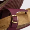 T-bar tokalı mules sandaletler