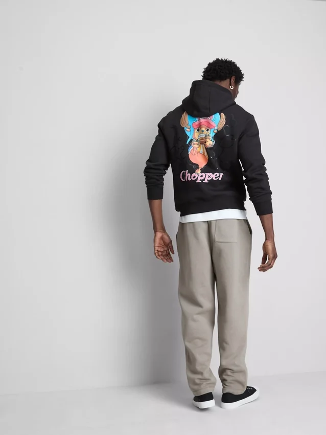 Tek parça Tony Chopper kapüşonlu sweatshirt Tek parça Tony Chopper kapüşonlu sweatshirt