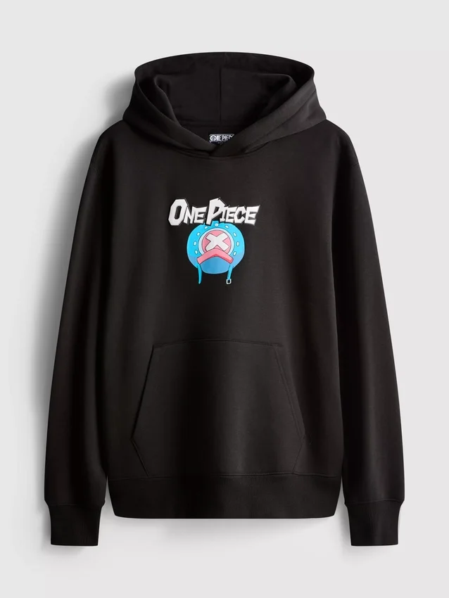 Tek parça Tony Chopper kapüşonlu sweatshirt Tek parça Tony Chopper kapüşonlu sweatshirt
