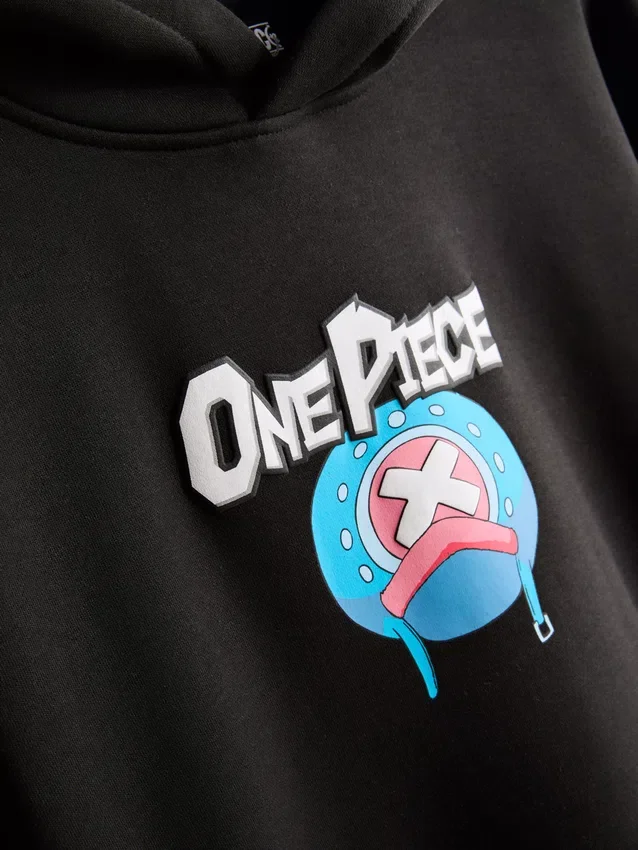 Tek parça Tony Chopper kapüşonlu sweatshirt Tek parça Tony Chopper kapüşonlu sweatshirt