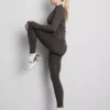 Tereyağı kadar yumuşak, yüksek bel spor tayt Tereyağı kadar yumuşak, yüksek bel spor tayt