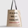 The Devil Wears Prada kanvas sloganlı tote çanta The Devil Wears Prada kanvas sloganlı tote çanta
