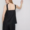 The Edit A-line geniş askılı keten üst The Edit A-line geniş askılı keten üst
