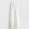 The Edit Broderie Midi Elbise The Edit Broderie Midi Elbise