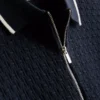 The Edit dokulu fermuarlı polo gömlek