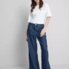 The Edit düz paça pamuklu denim jeanler The Edit düz paça pamuklu denim jeanler