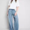 The Edit düz paça pamuklu denim jeanler The Edit düz paça pamuklu denim jeanler