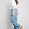 The Edit düz paça pamuklu denim jeanler The Edit düz paça pamuklu denim jeanler