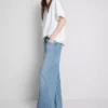 The Edit düz paça pamuklu denim jeanler The Edit düz paça pamuklu denim jeanler