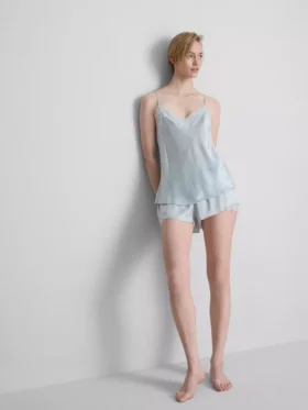 The Edit ipek karışımlı cami pijama üstü