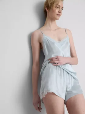 The Edit ipek karışımlı pijama şortu