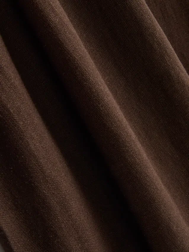 The Edit keten karışımlı katlı midi elbise The Edit keten karışımlı katlı midi elbise