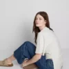 The Edit markalı büzgülü asimetrik tişört The Edit markalı büzgülü asimetrik tişört