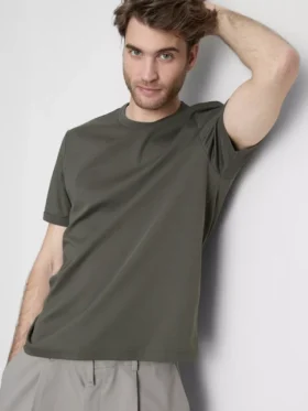 The Edit merserize slim fit tişört