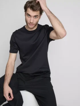 The Edit merserize slim fit tişört